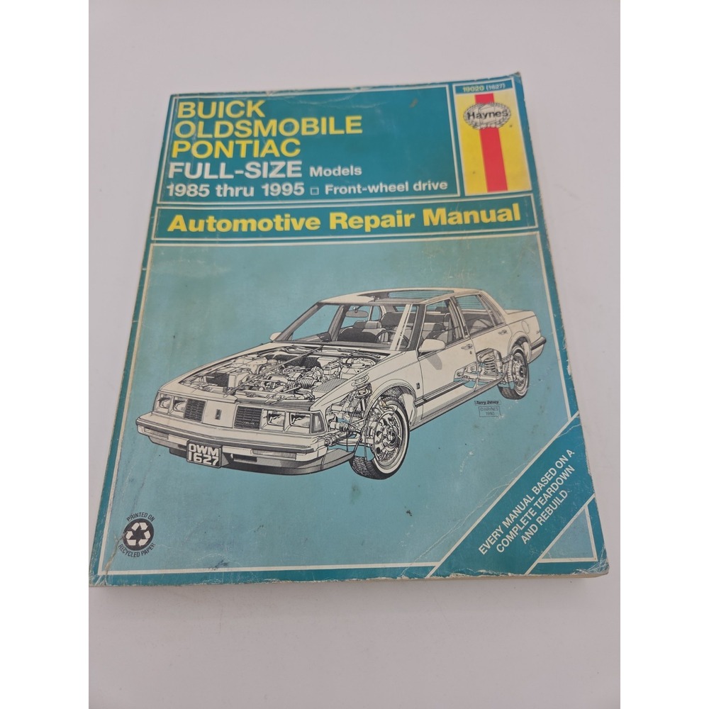 HAYNES Buick Oldsmobile Pontiac Full Size Models '85-95 Repair Manual 19020